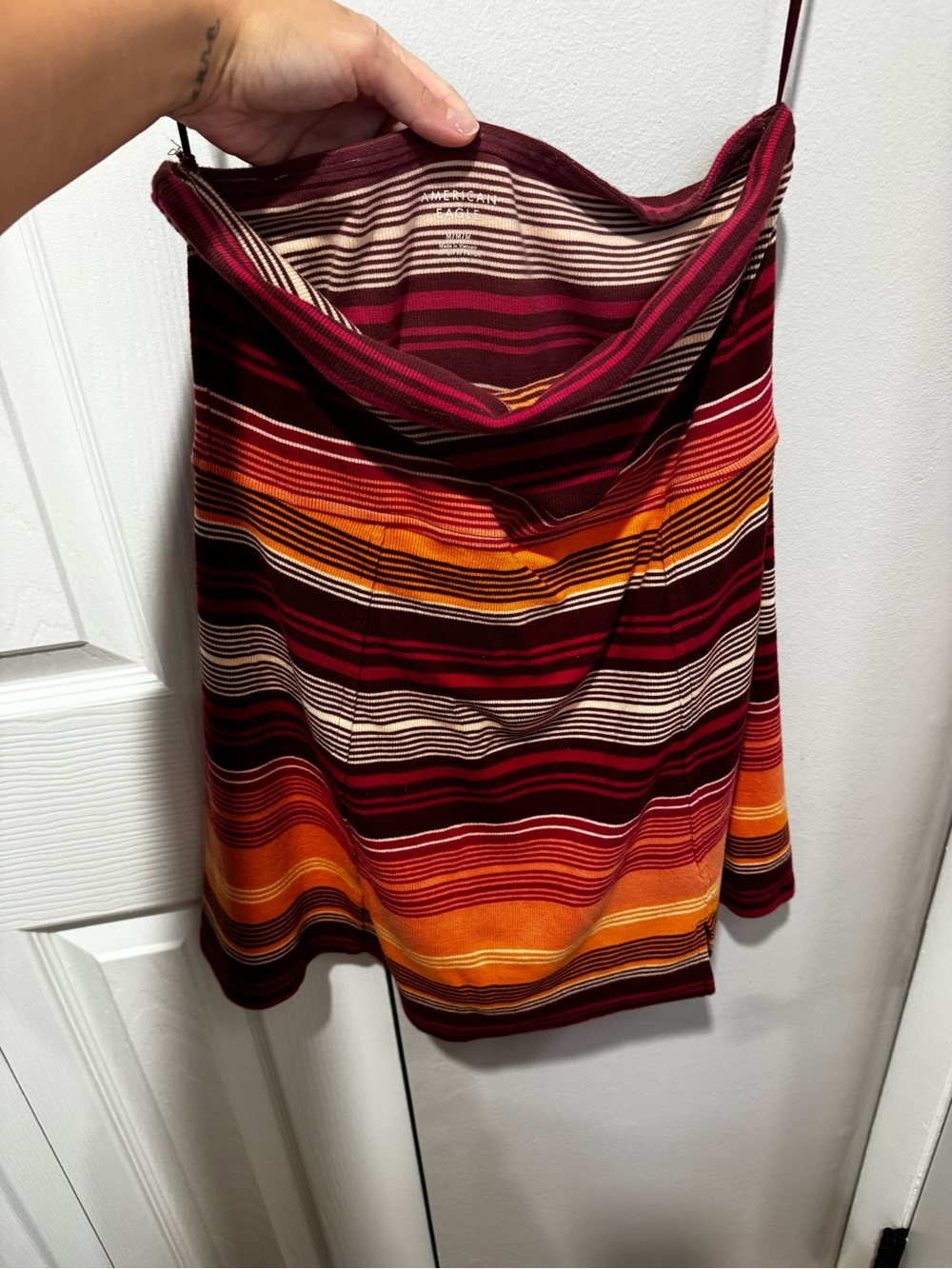 American Eagle Strapless Dress w/ built in shorts